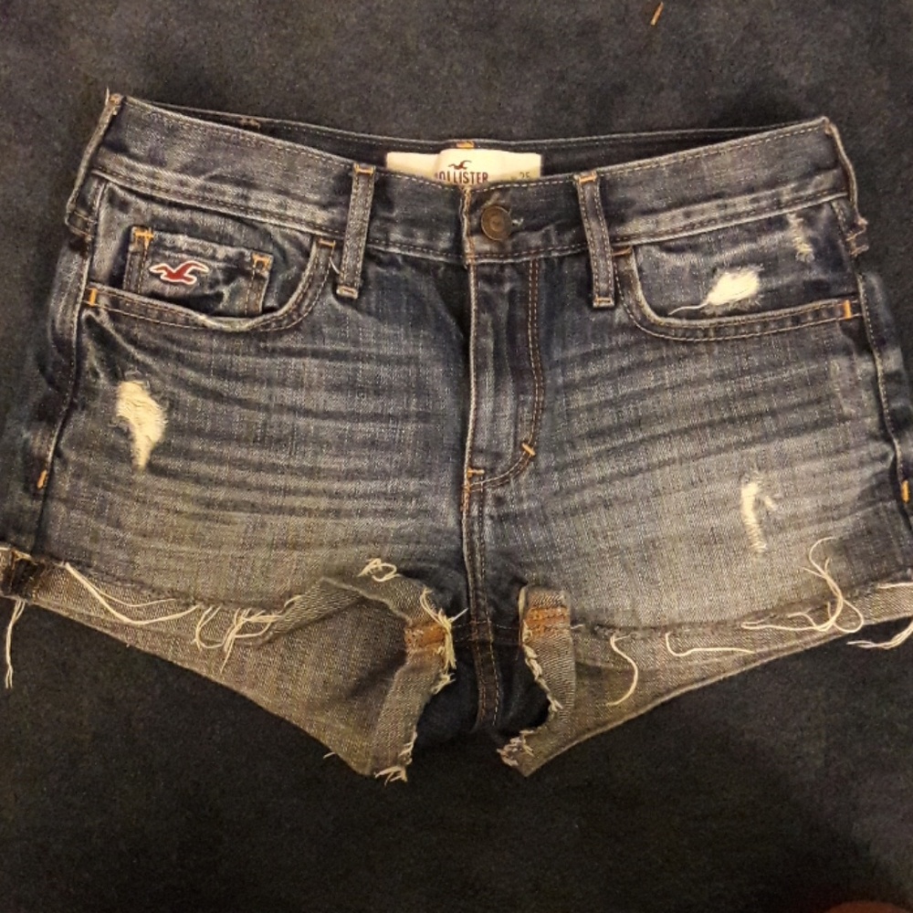 Hollister denim shorts